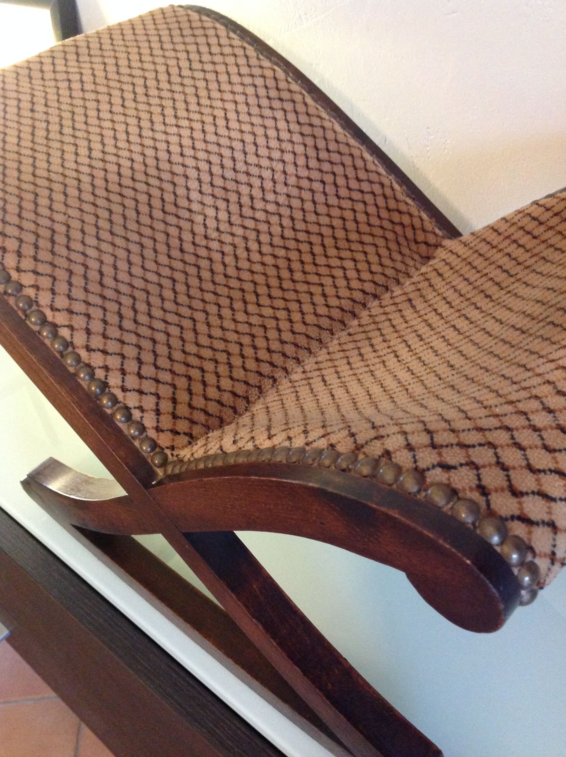 Foot rest flâneuse vintage 50s