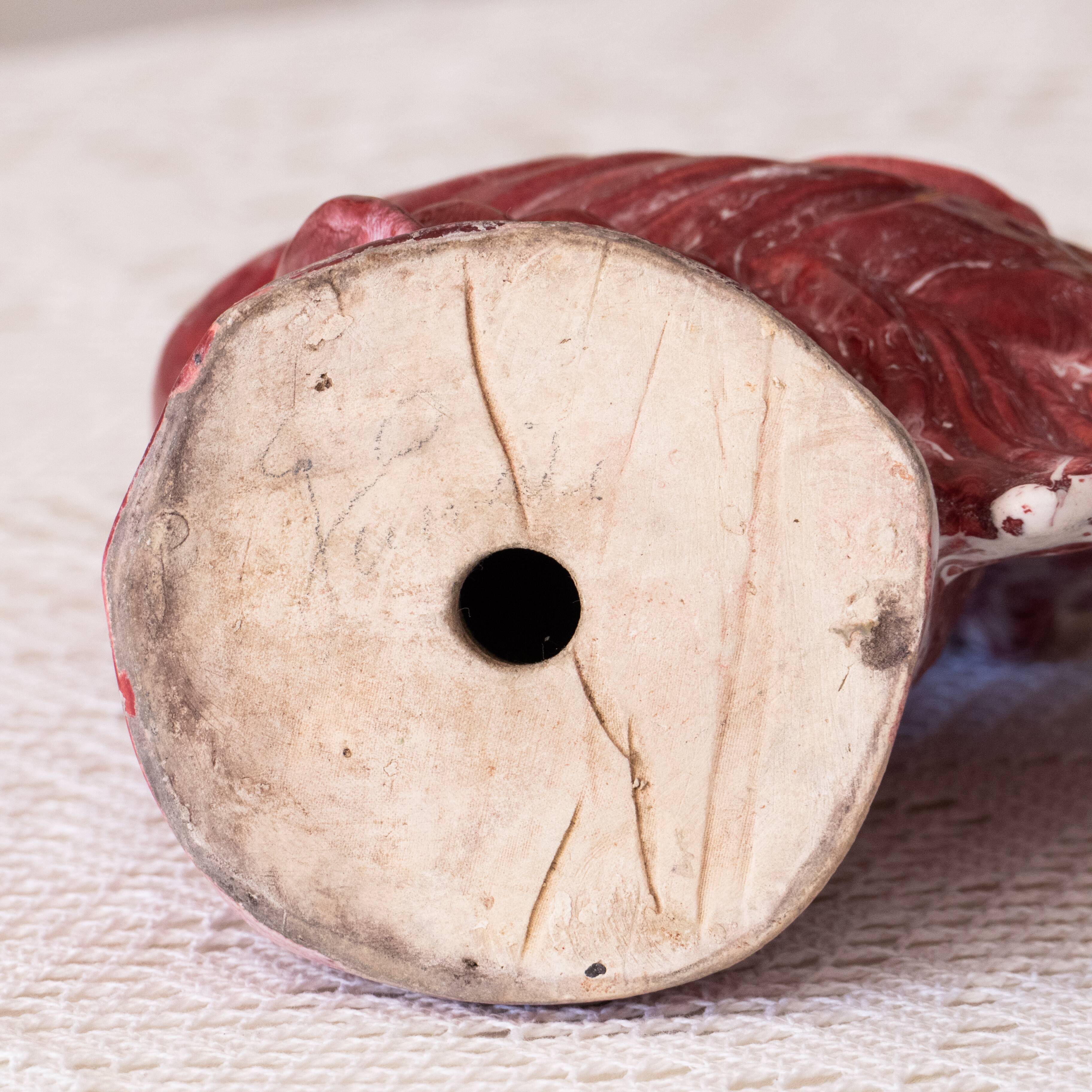 Statue 1930 large enameled fish