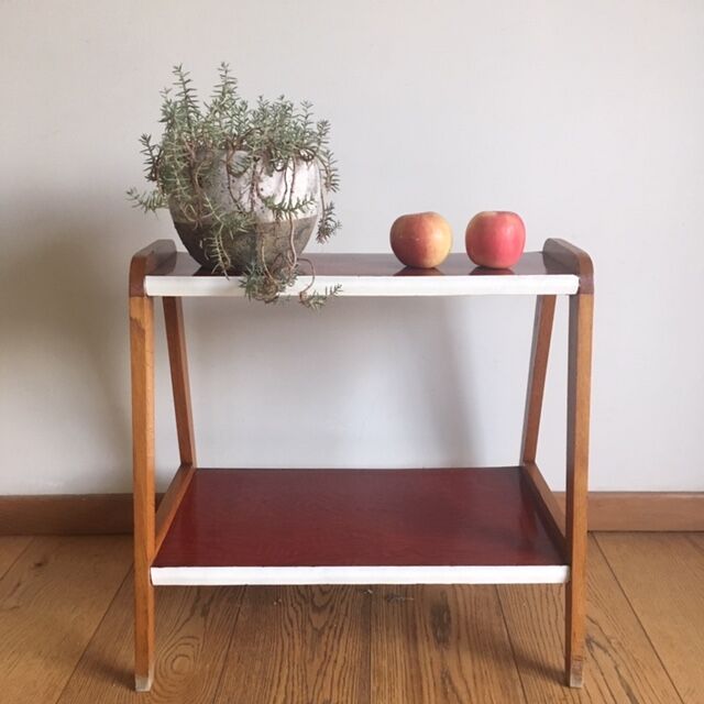 Double tray side table