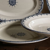 Set of 5 iron earth dishes