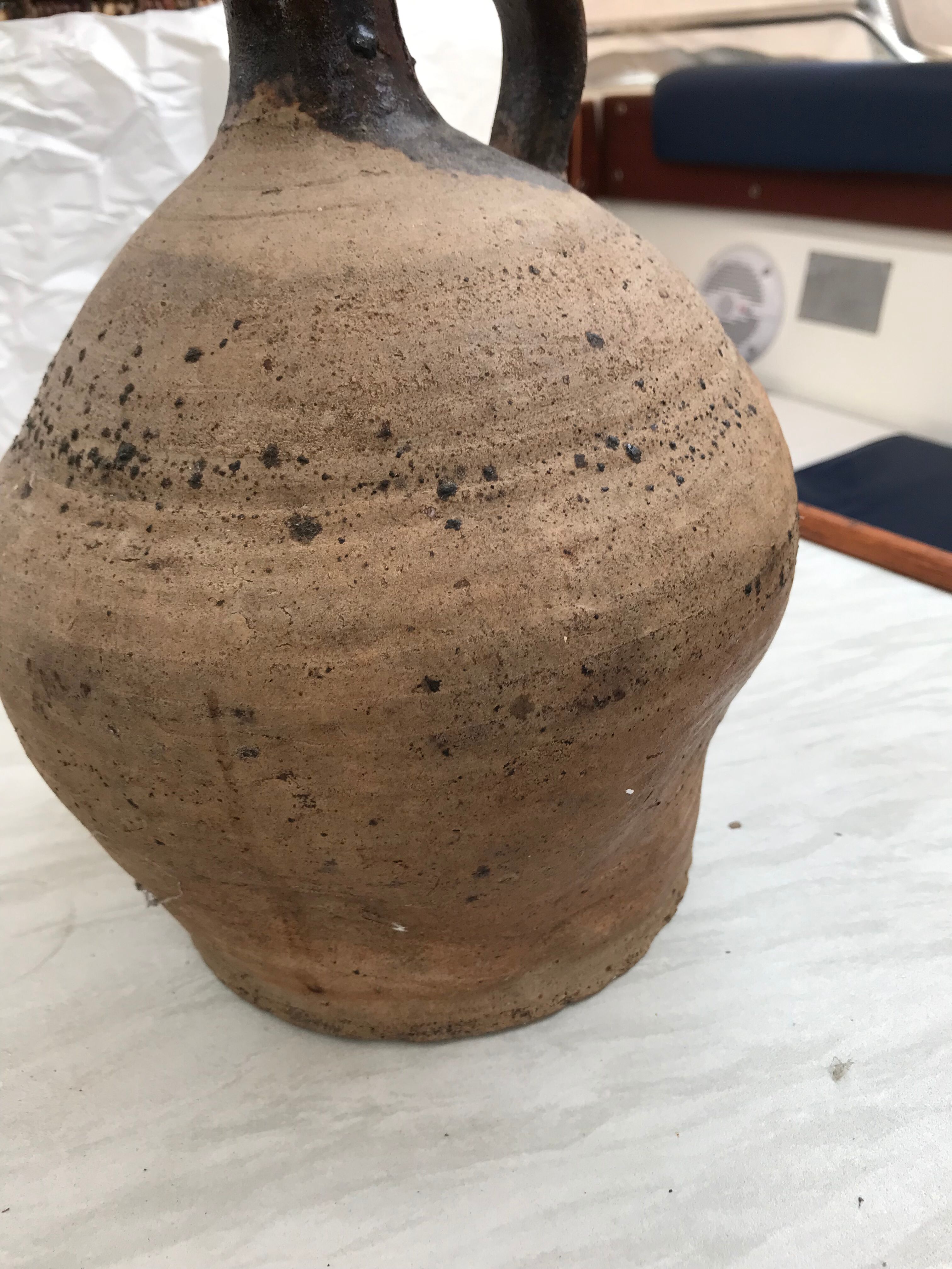 Nineteenth century sandstone pourer