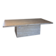 Modular coffee table/console in travertine – vintage
