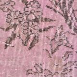 Pink Oushak Vintage Home Living Rug sku 1920
