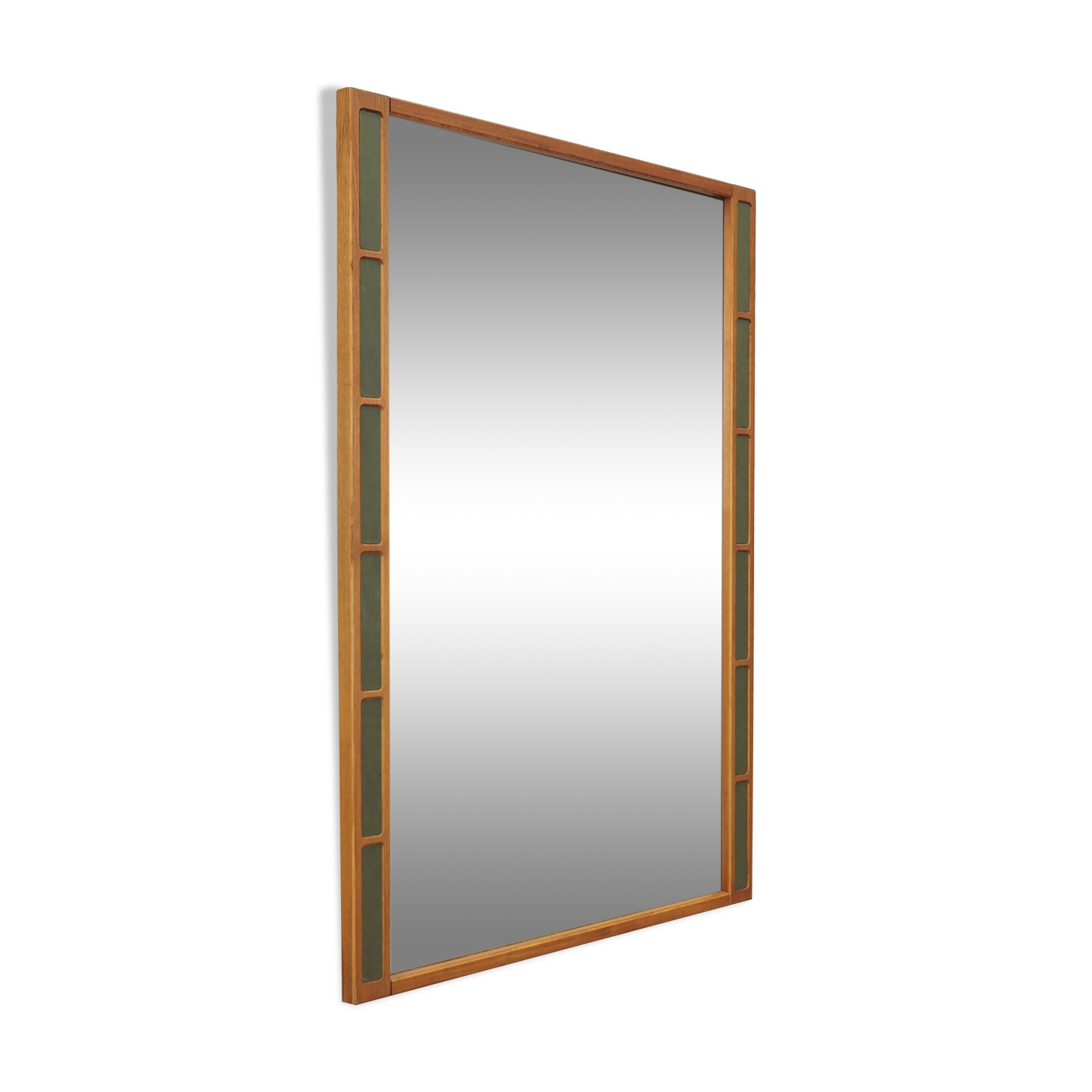 Teak mirror, Danish design, 1970s, production Denmark, 93x124 cm