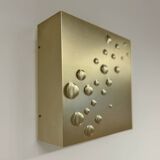 Gold ‘star rain’ wall lamp by e.j. jelles for raak in 1960s