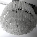 Vintage italian murano glass chandelier by Toni Zuccheri for Venini, 1960s