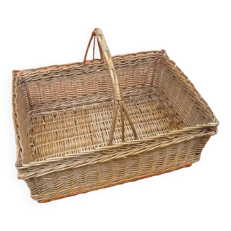 Panier rectangulaire centre de table  Osier tressé