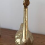 Vintage Brass Swan