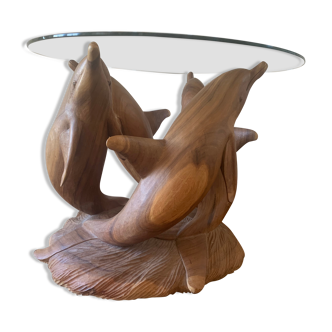 Dolphin coffee table