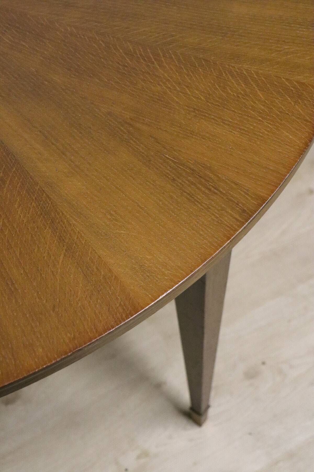 Neo-Classical style mahogany dining table, Art Deco period, 1940