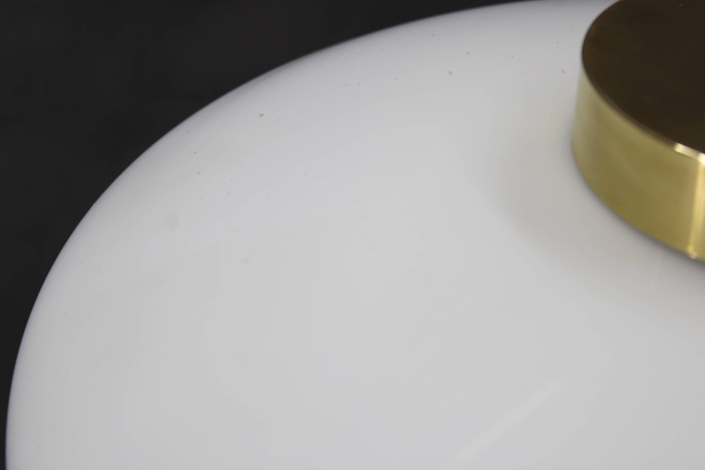 1970s UFO Glass Pendant Light, Czechoslovakia