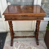 Antique dressing table in inlaid wood