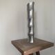 aluminium cast vase Bamboo 1980