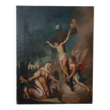 Old painting - oil on canvas - Italian school, 18th century