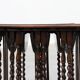 Set of Four Oak Barley Twist Nesting Tables, England, circa 1900n
