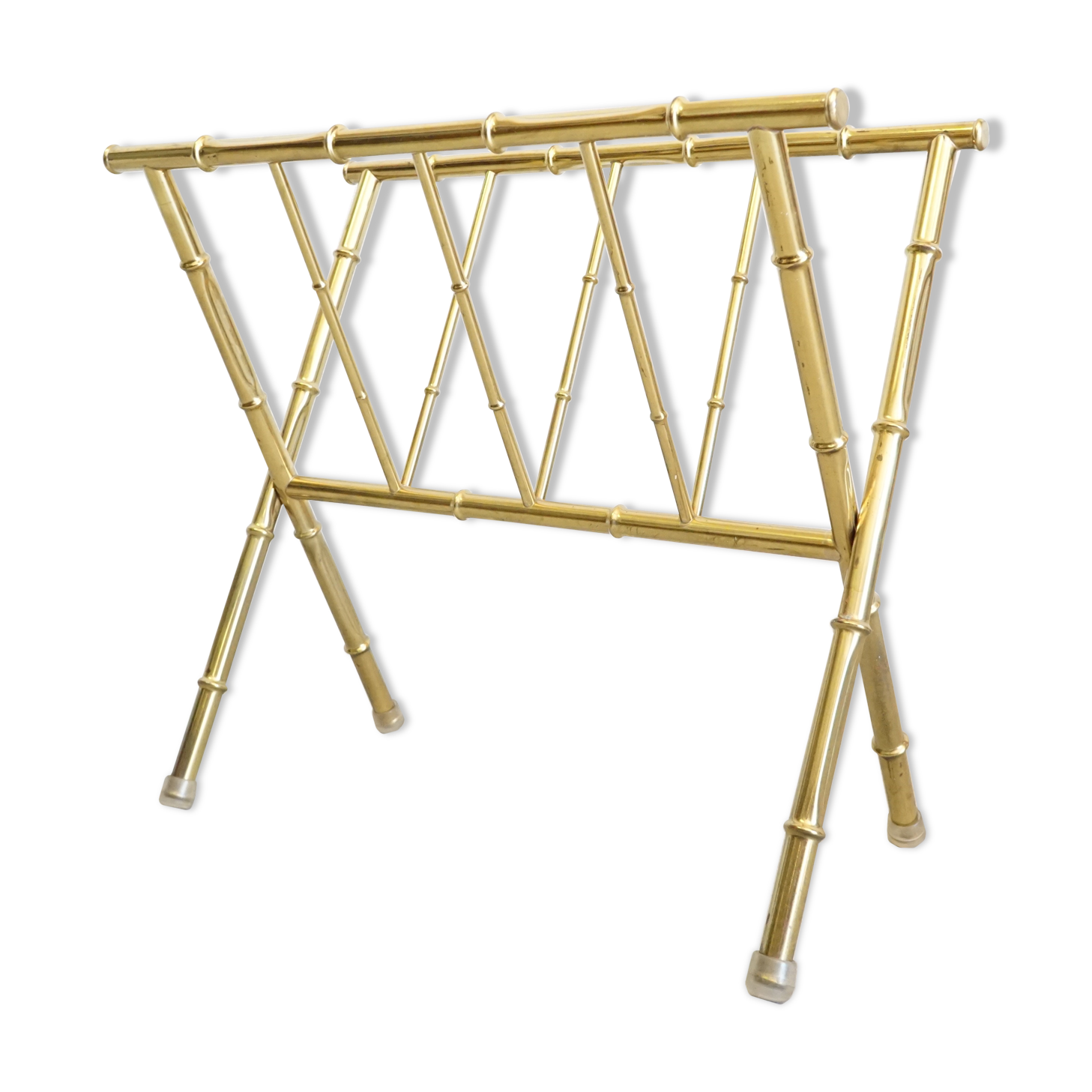 Bamboo magazine holder