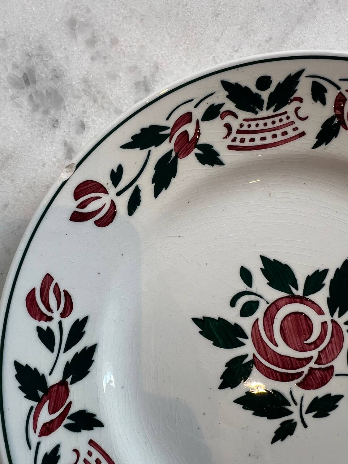 Deux assiettes plates Villeroy & Boch