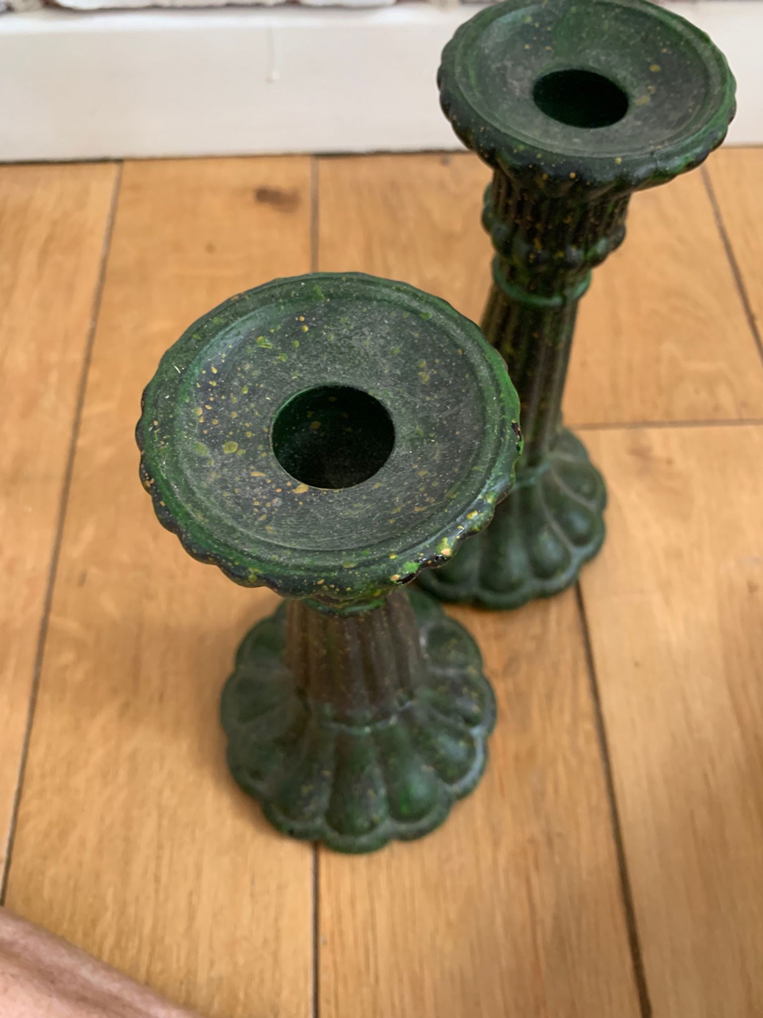 Bougeoir en verre