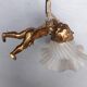 Hanging chandelier / bronze angel dore ep 1940/50