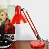 Red industrial lamp
