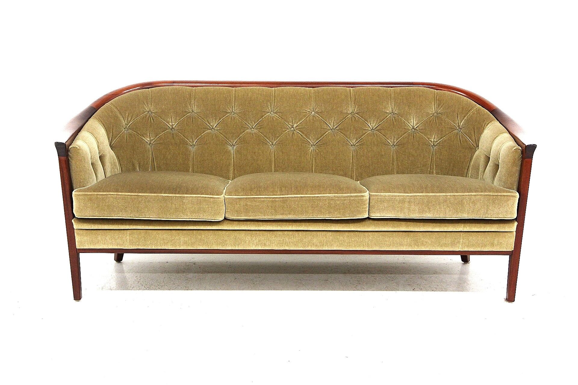 Velvet sofa, Bröderna Anderssons, Industrier i Ekenässjön ABs, Sweden, 1960