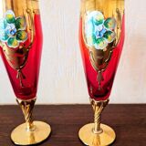 Murano champagne flutes