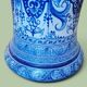 Column pedestal for a ceramic plant pot from Nevers.