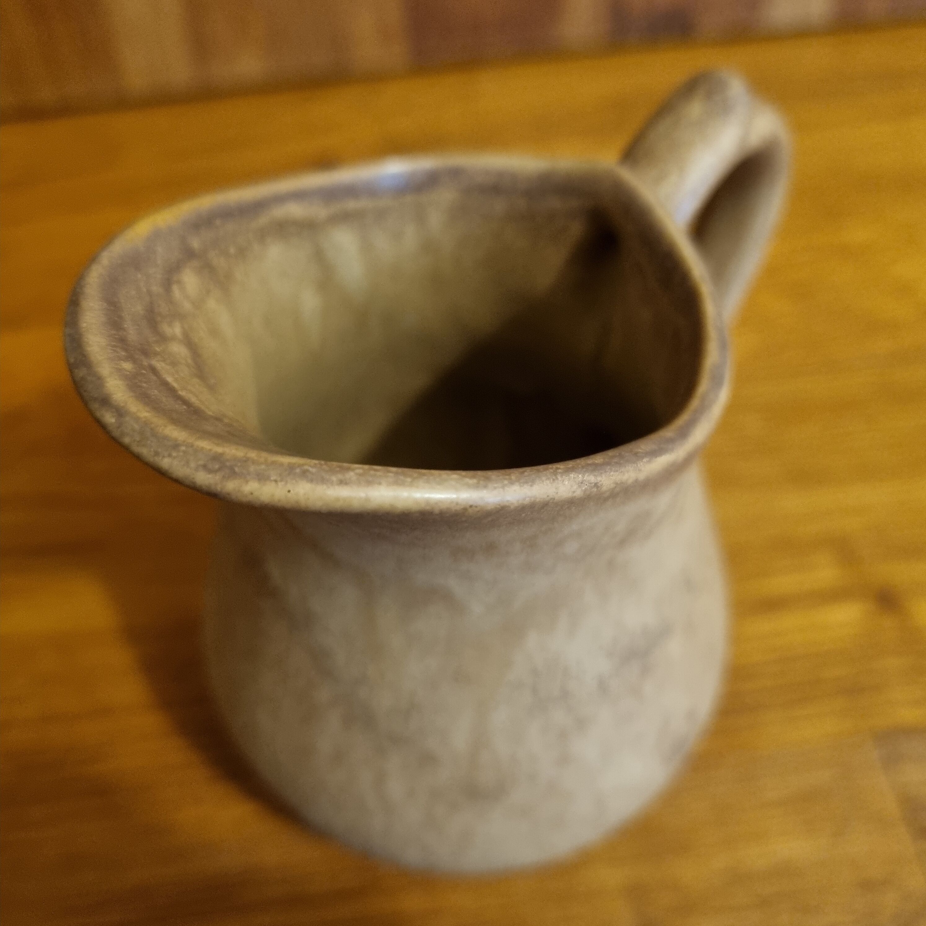 Creamer milk jug in stoneware rhodacéram