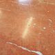 Vintage oval dining table in pink marble from the 70s 80s.