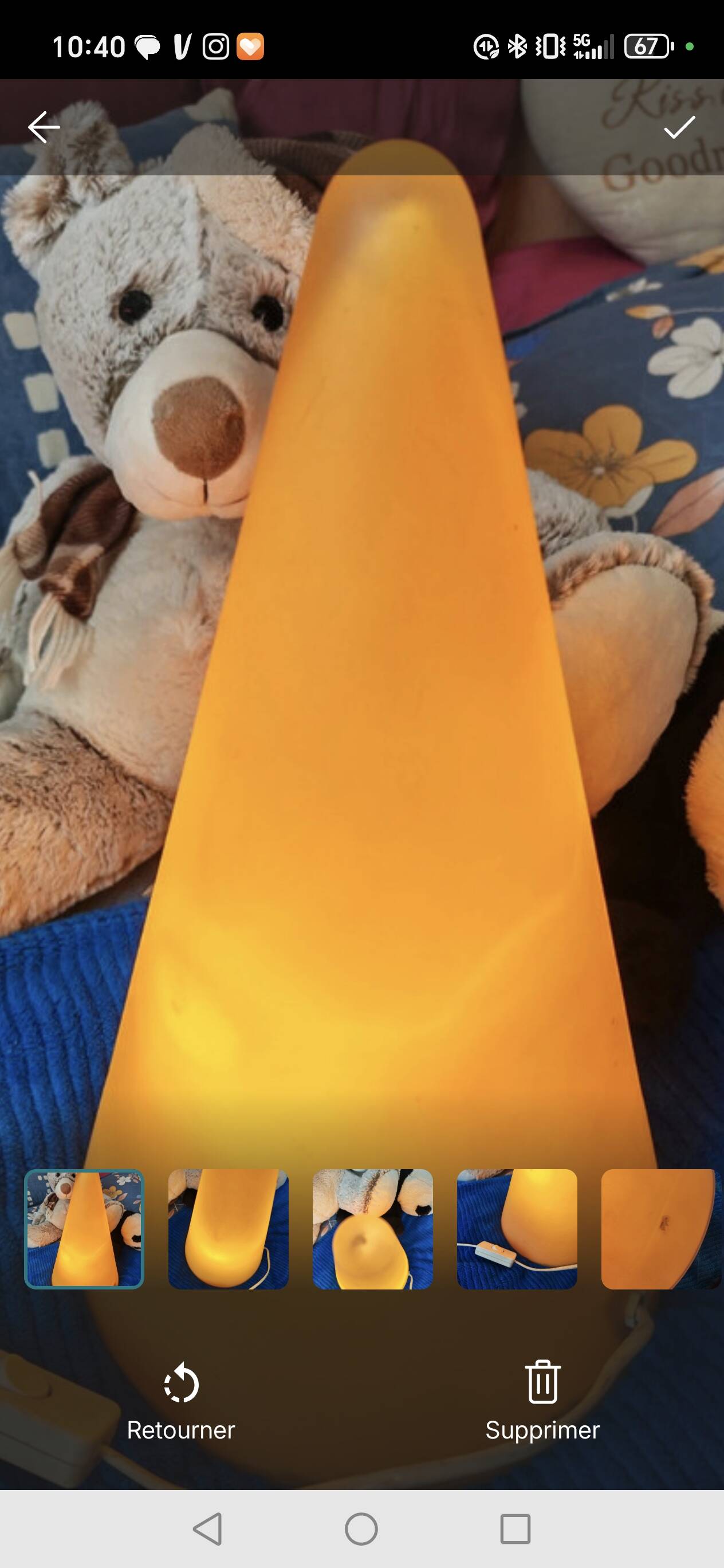 Lampe Teepee, années 80