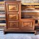 Asymmetrical Art Deco wardrobe in walnut