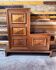 Asymmetrical Art Deco wardrobe in walnut