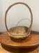 Small wicker basket table decoration