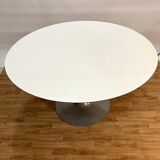 70s round tulip dining table