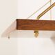 Danish mid-century floating shelves in teak, set of 3, 1960s