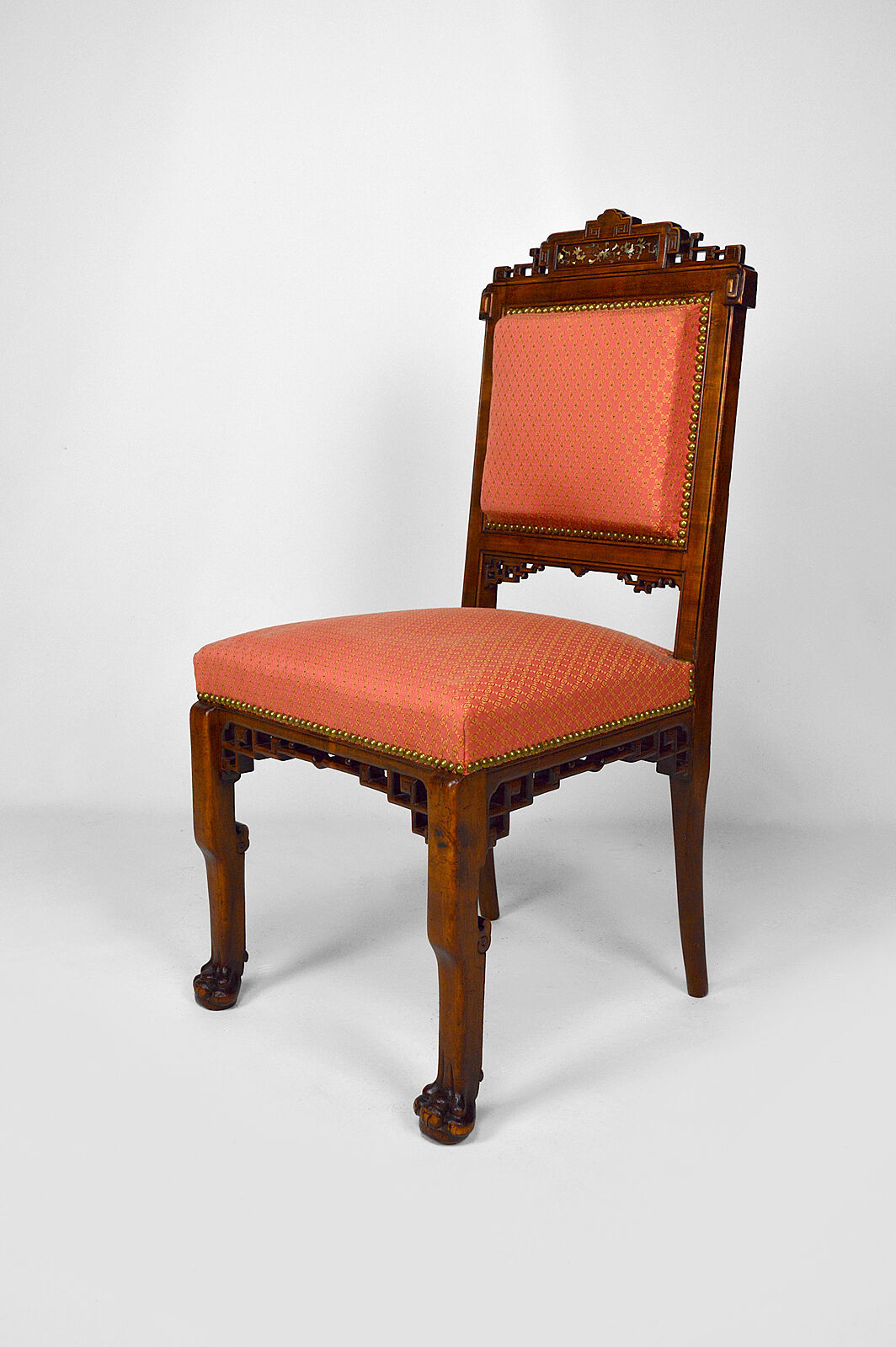 Set of 4 Japanese chairs by Gabriel Viardot, circa 1880