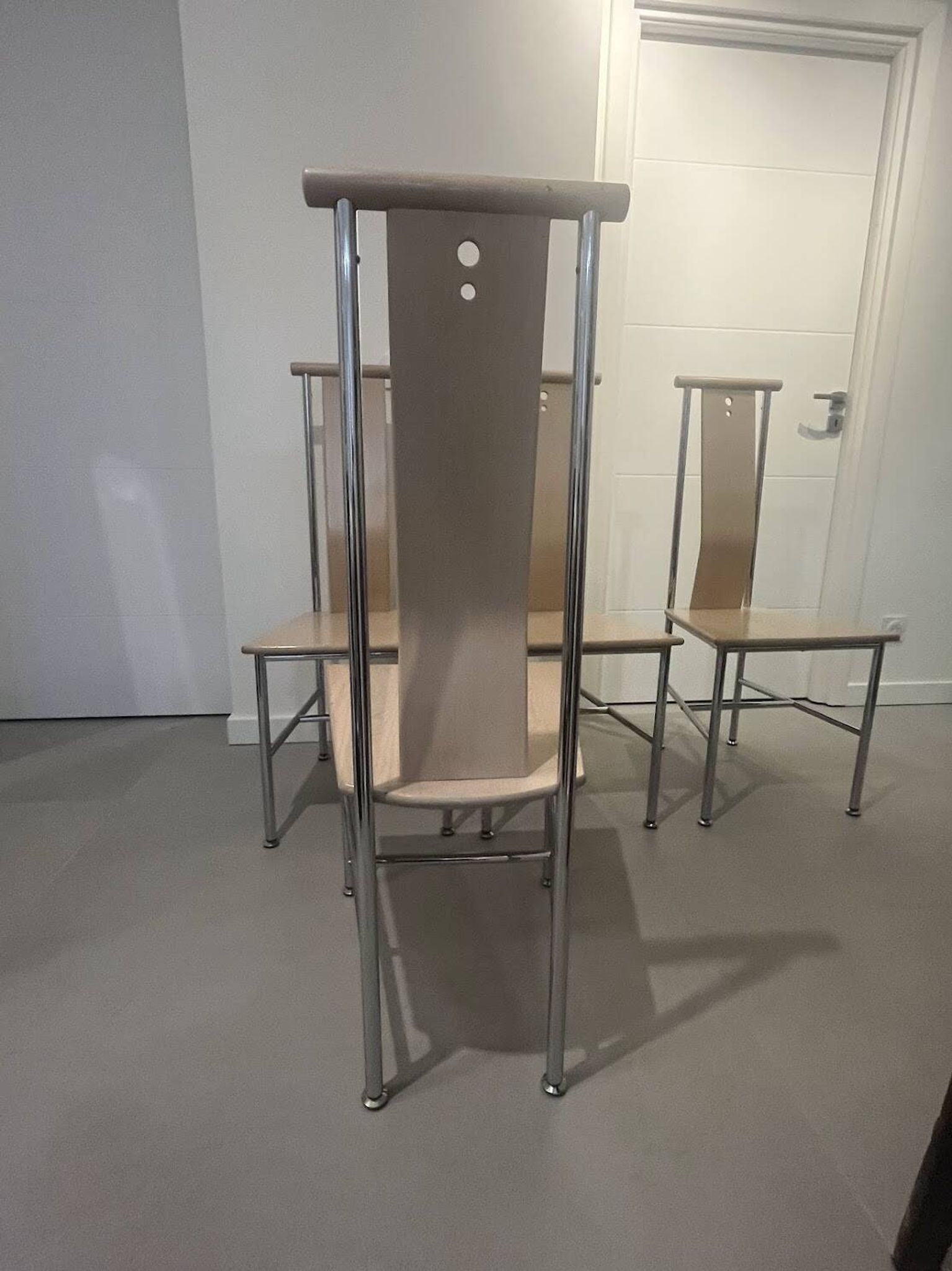 Set of 4 "Turku" model chairs by Carine Karlsson - Ikea 1990