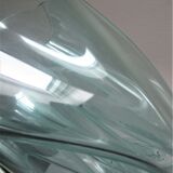 Two vases handkerchiefs Guzzini plexiglass lucite design 70s