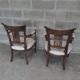 Paire de fauteuils directoire