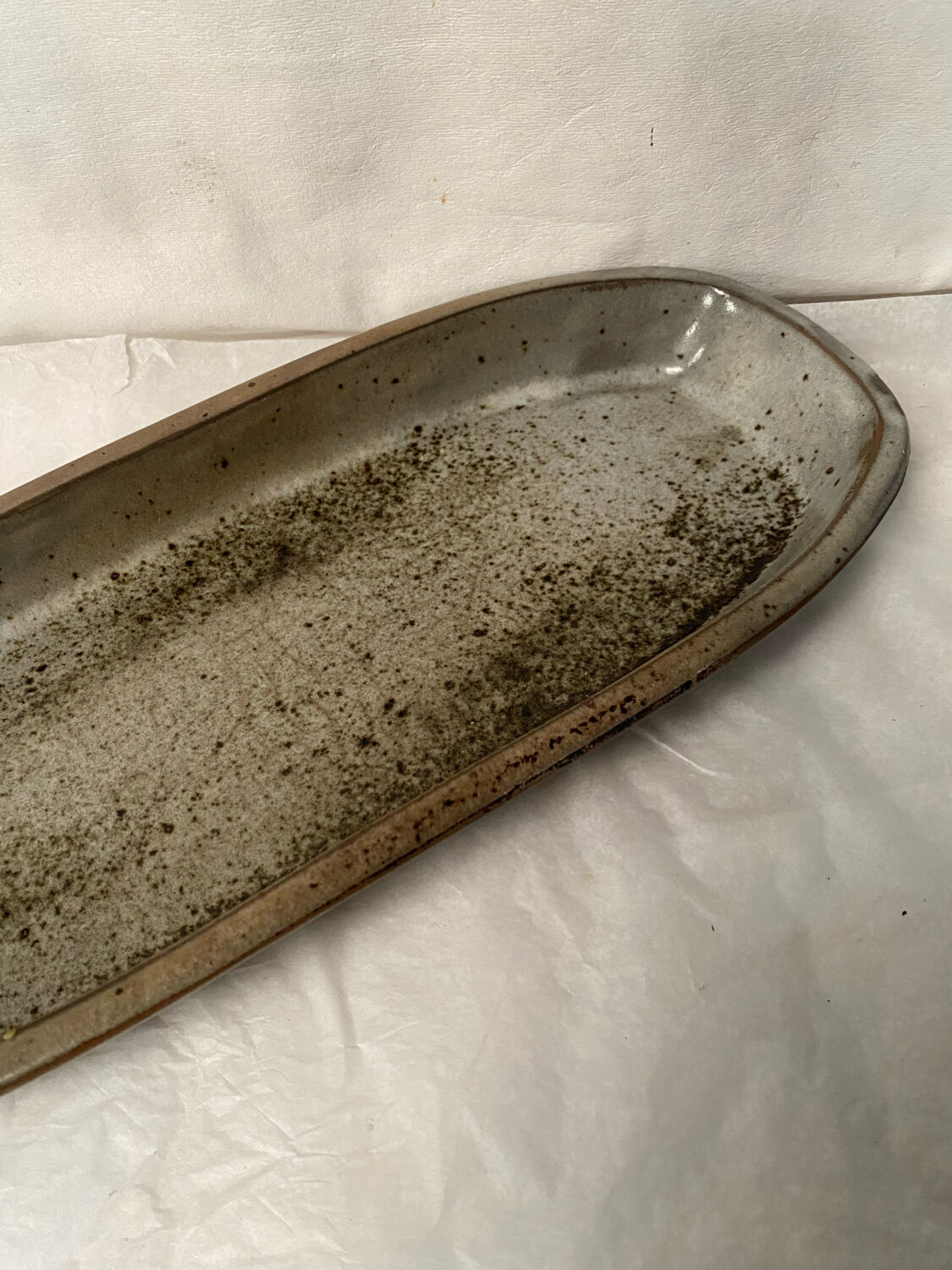 Vintage stoneware dish