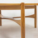 Table basse en merisier, années 1970