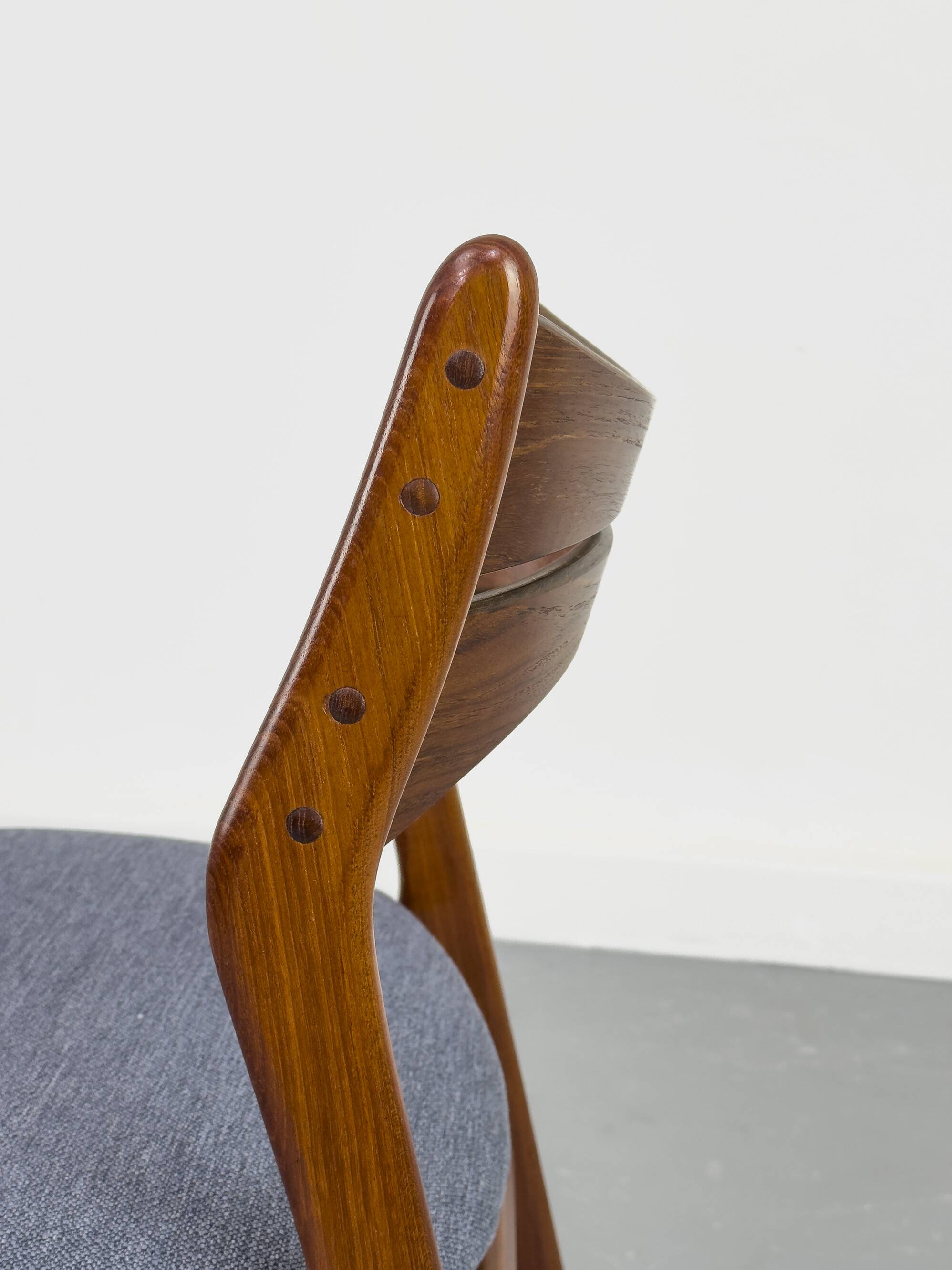 6 Danish Teak Dining Chairs by Erik Buch for Chr. Christensens, 1960s