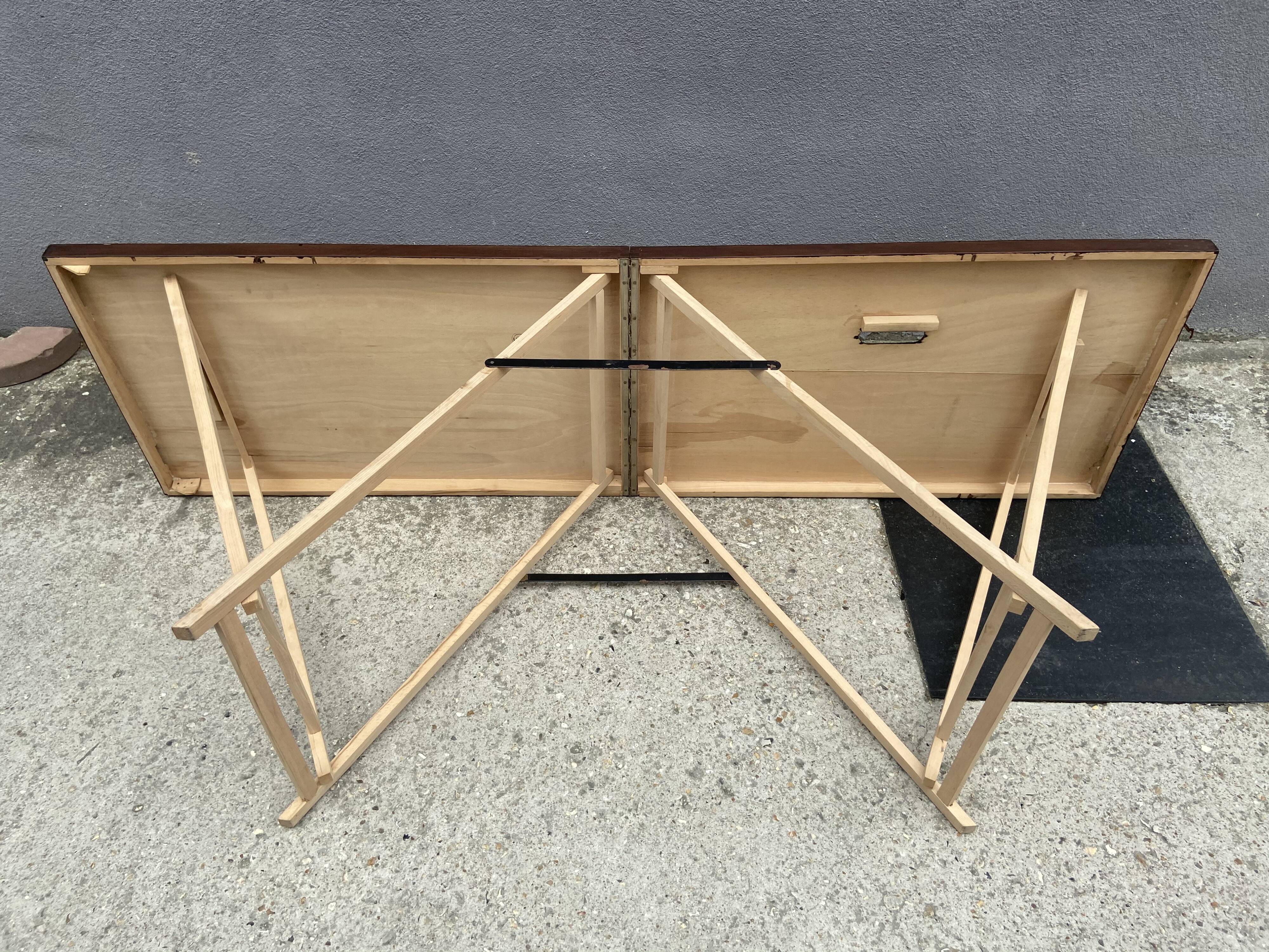 Wooden upholstery table