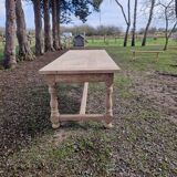 Solid oak farm table