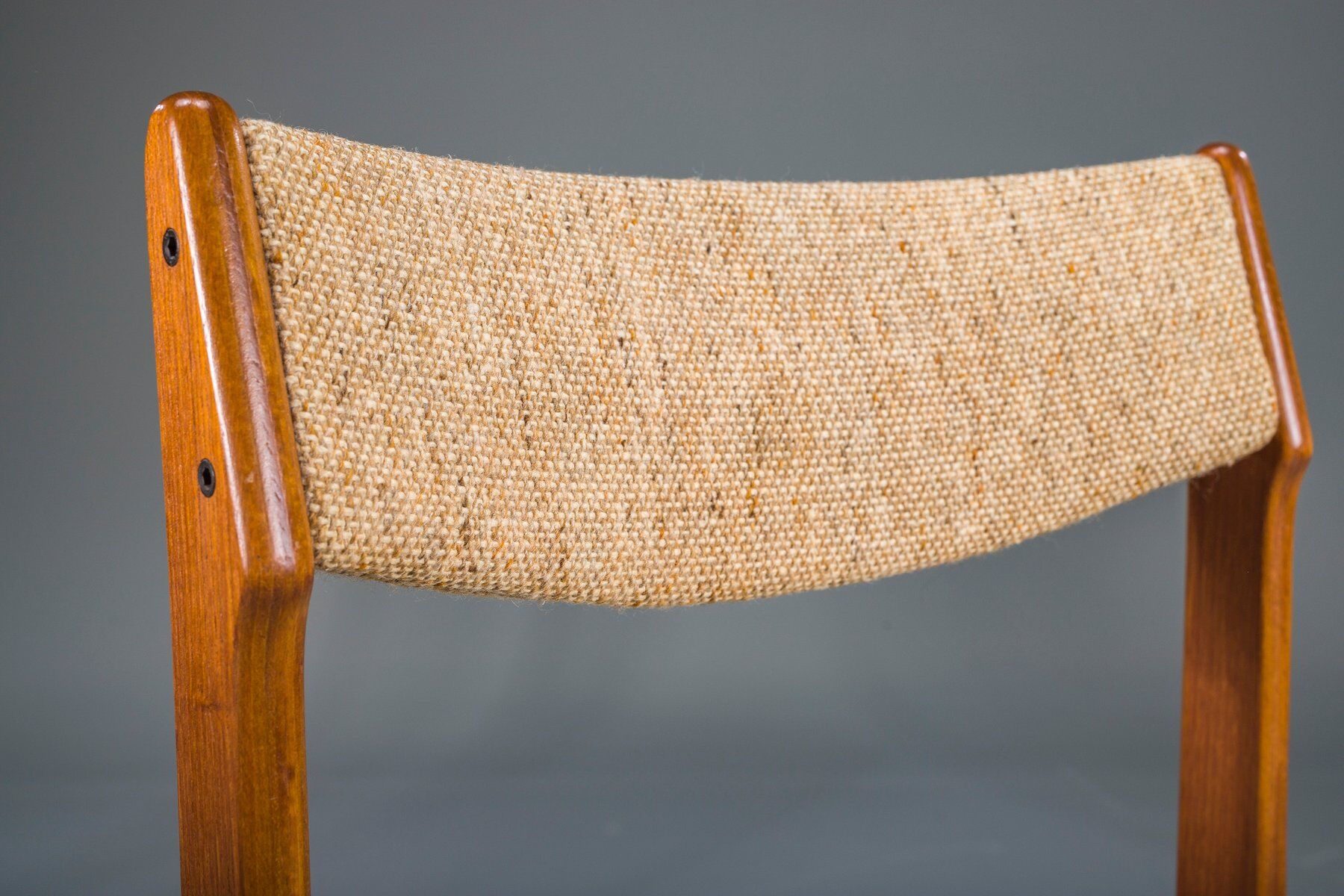 Teak dining chairs attributed to Erik Buch for Anderstrup Stolefabrik, Denmark, 1970s, set of 3