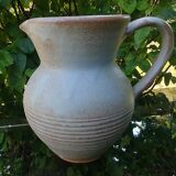 Vintage ceramic water decanter stamped Vallauris