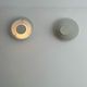 Pair of geometric vintage wall lamps, white lacquered metal, Germany 1970