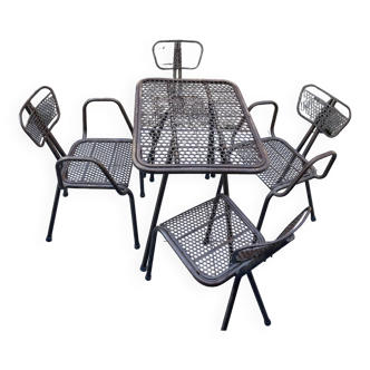 Table  et chaises de jardin