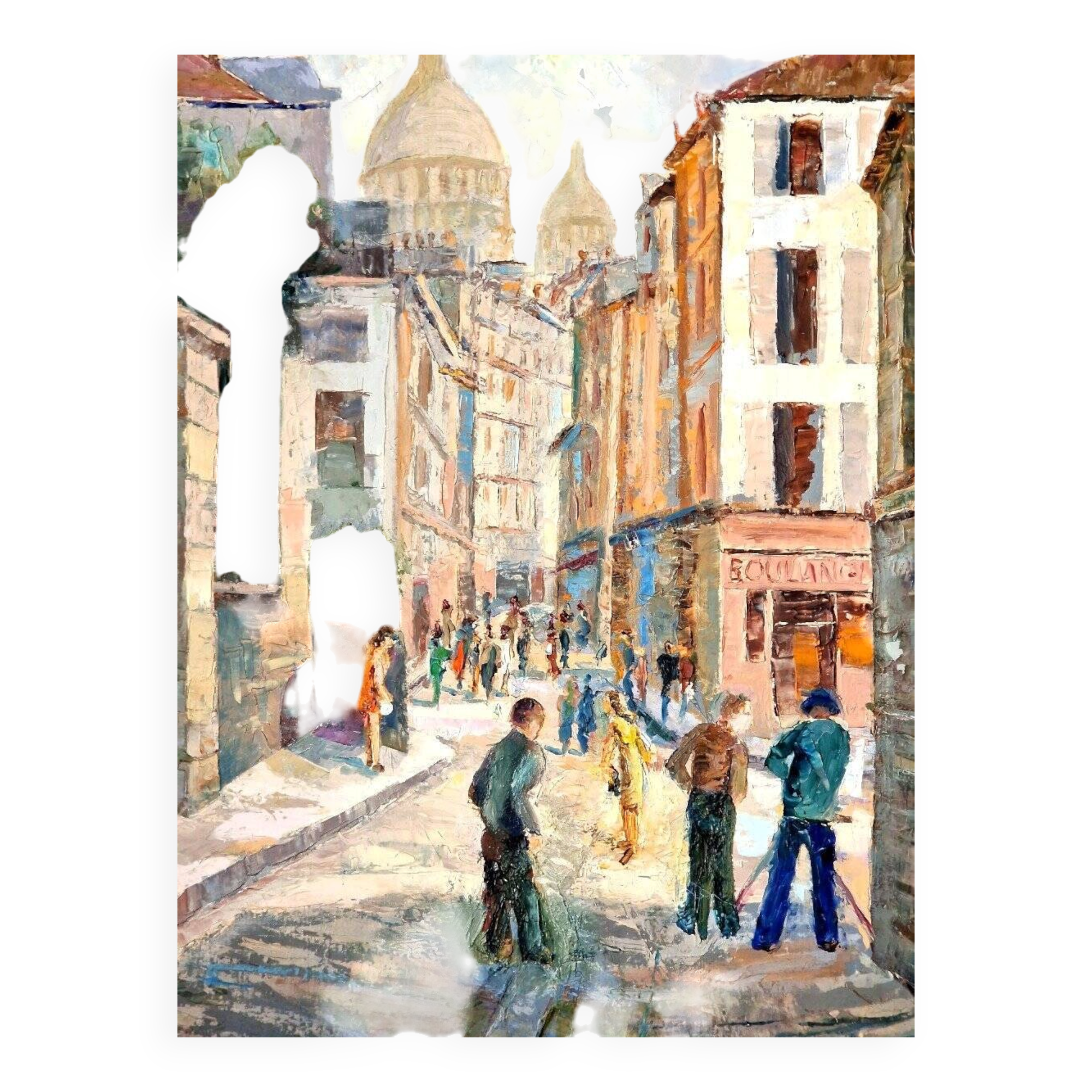 Tableau Montmartre by J. Arnaldi