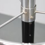 Portemanteau italien en fer chromé et laqué et plastique, années 1970